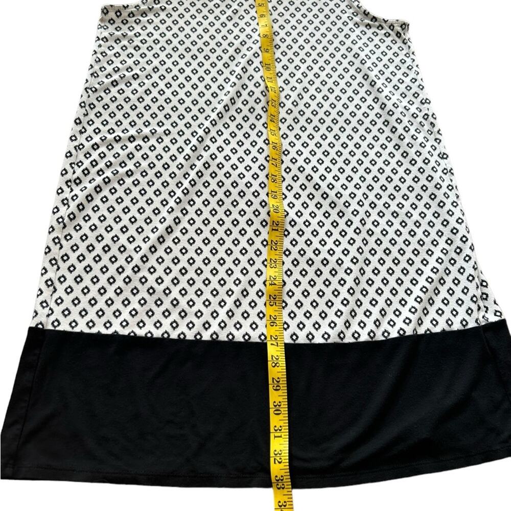 J. Jill Wearever Sleeveless Contrasting Knit Dress - Size Medium - Picture 4 of 9